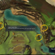 An actual portion of a GW2 map. The hearts are the locations for each quest.